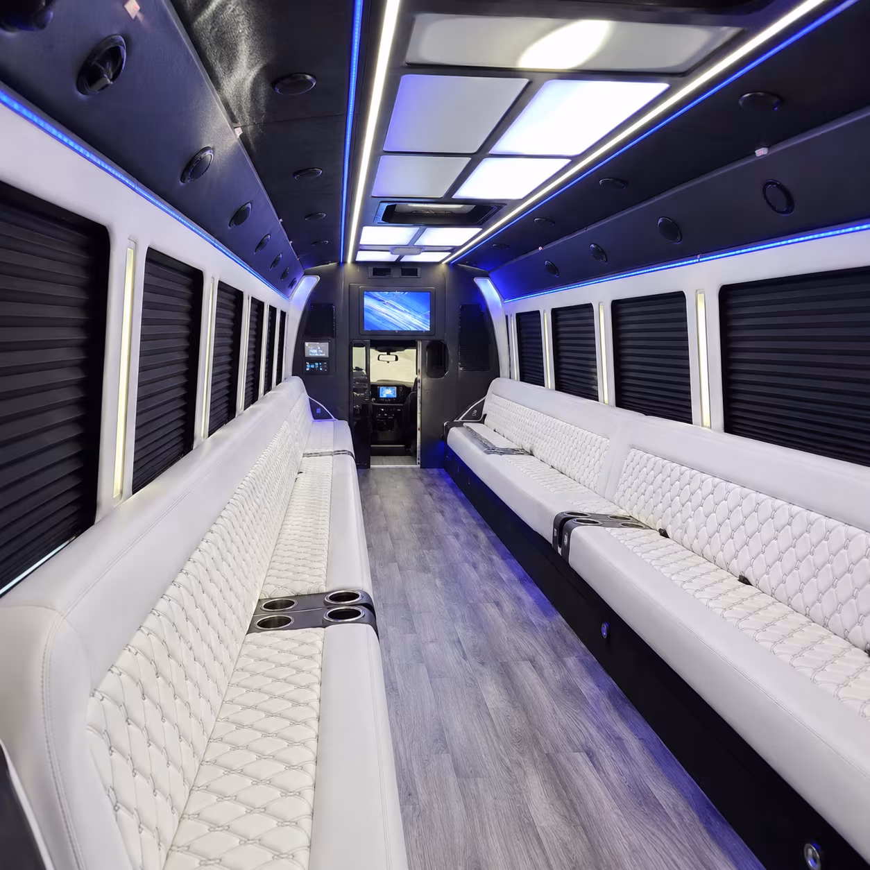 gaithersburg party bus rentals inside