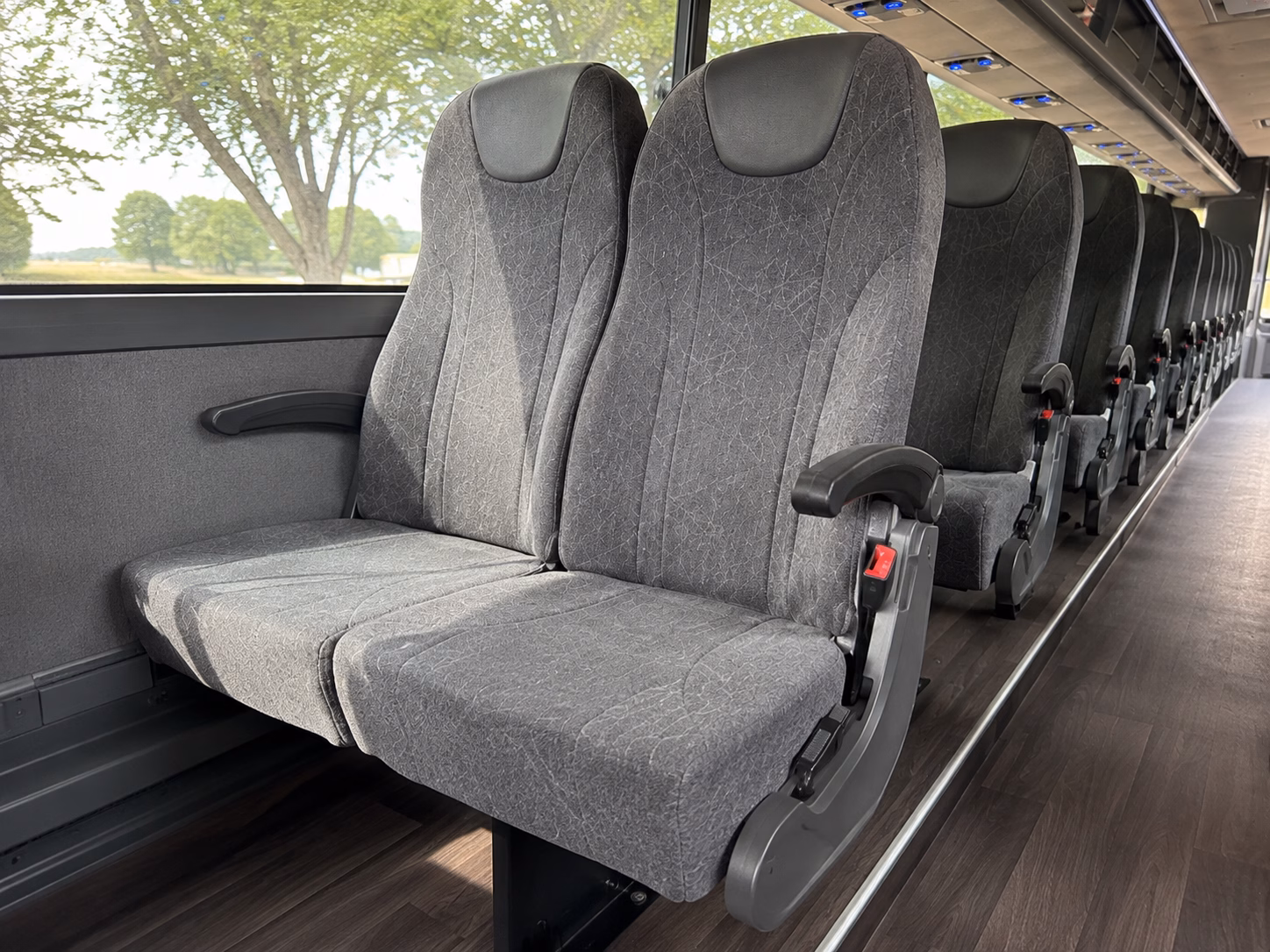 gaithersburg sporting event transportation onboard seating